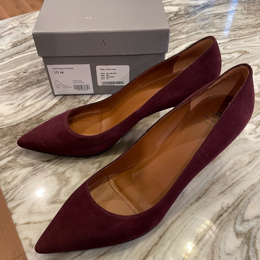 Aquatalia Michaela Suede Pump